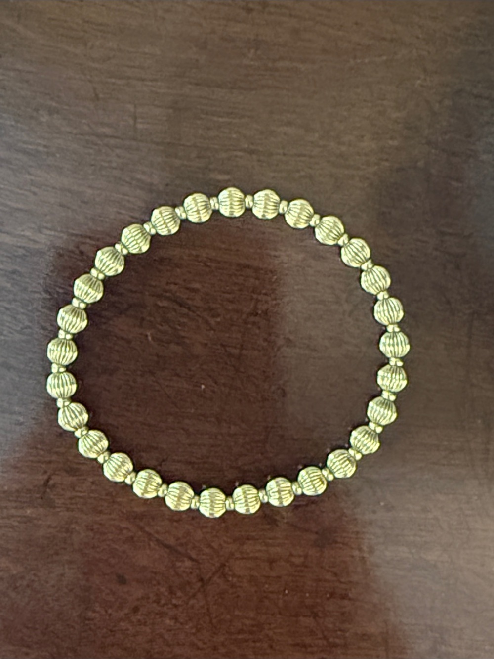 enewton Gold Beaded Stretch Bracelet